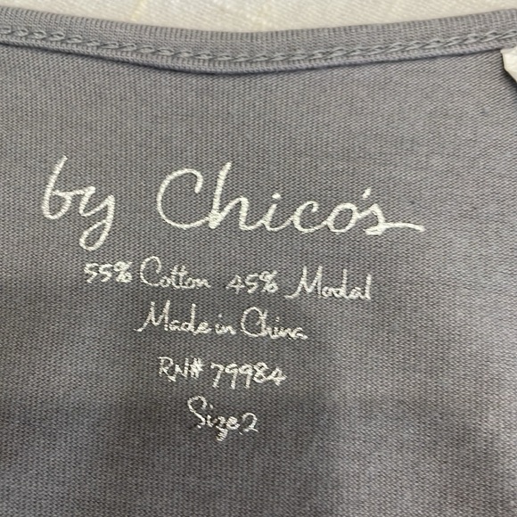 Chico’s size 2, same as 12/14 silver sequined ombré lined tank top! - Picture 5 of 7